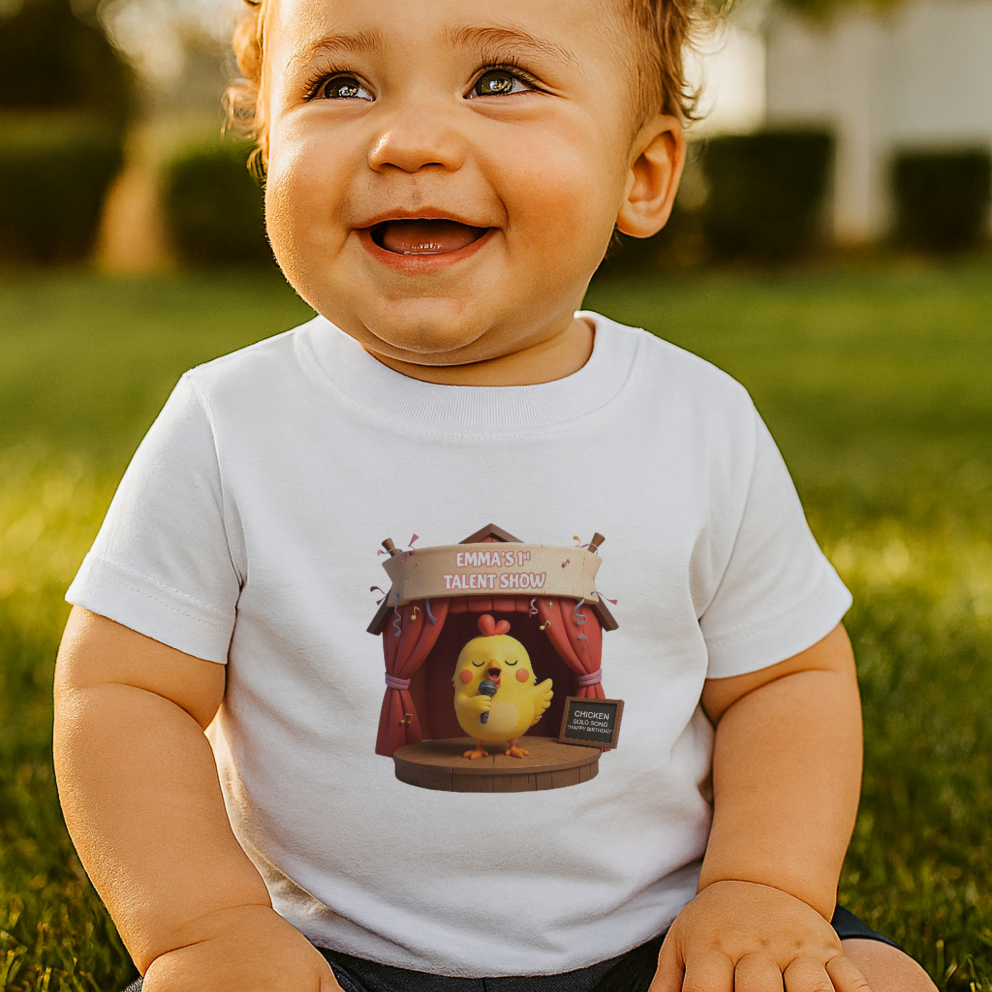 Customized Talent Show T-shirt Art – Unique Personalized Birthday & Newborn Gifts (Copy)