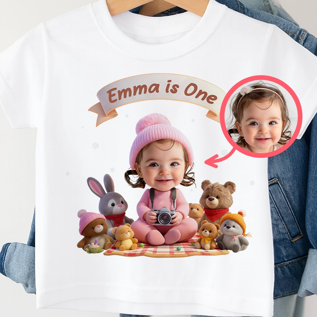 Custom Photographer T‑shirt for kids | The Perfect Tee for a Future Shutterbug | Fun Outfit for Photo Adventures