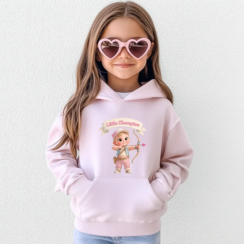 personalized kids archery hoodie art