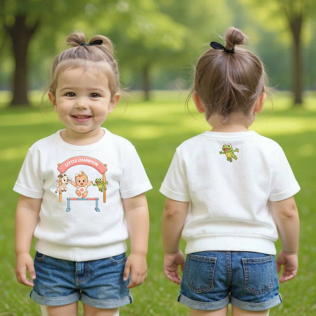 personalized little champion obstacle race tshirt art