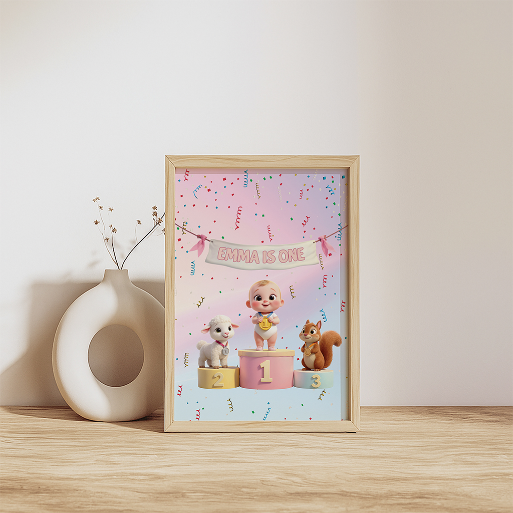 personalized little champion sports art