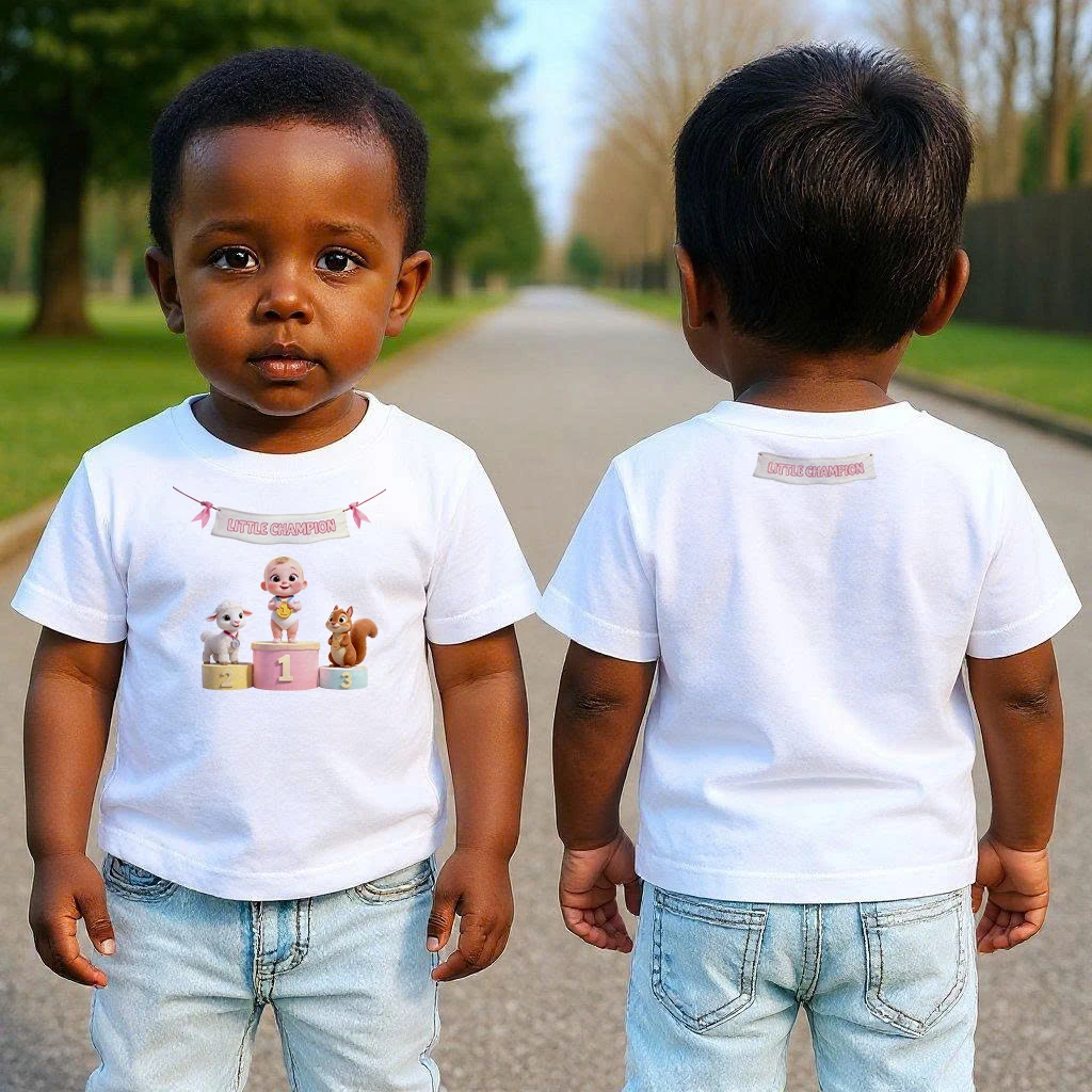 personalized little champion sports tshirt art