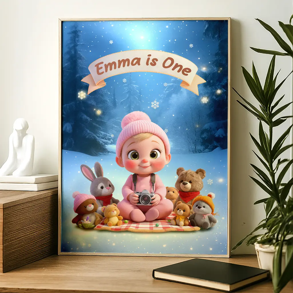 Personalized Photographer Canvas Portrait