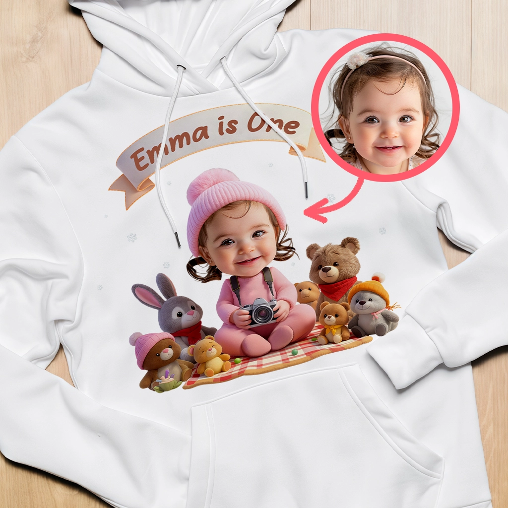 Personalized Photographer Hoodie for Kids | A Creative Gift for Little Shutterbugs | Artistic Kids’ Apparel