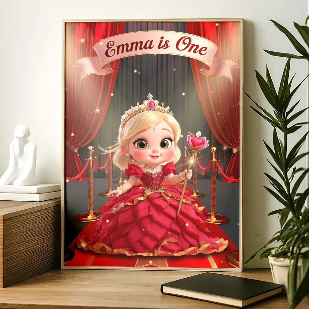 Personalized Rose Portrait for Kids