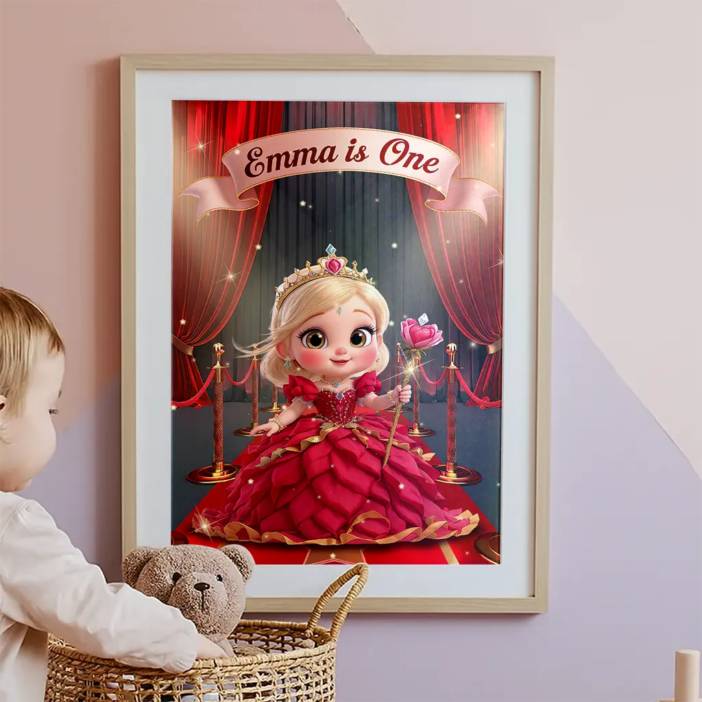 Personalized Rose Portrait for Kids