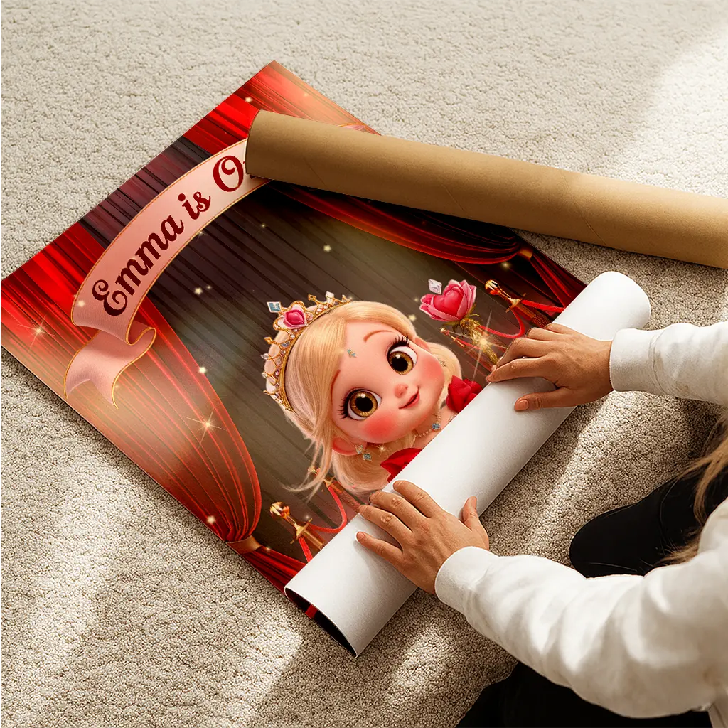 Personalized Rose Portrait for Kids