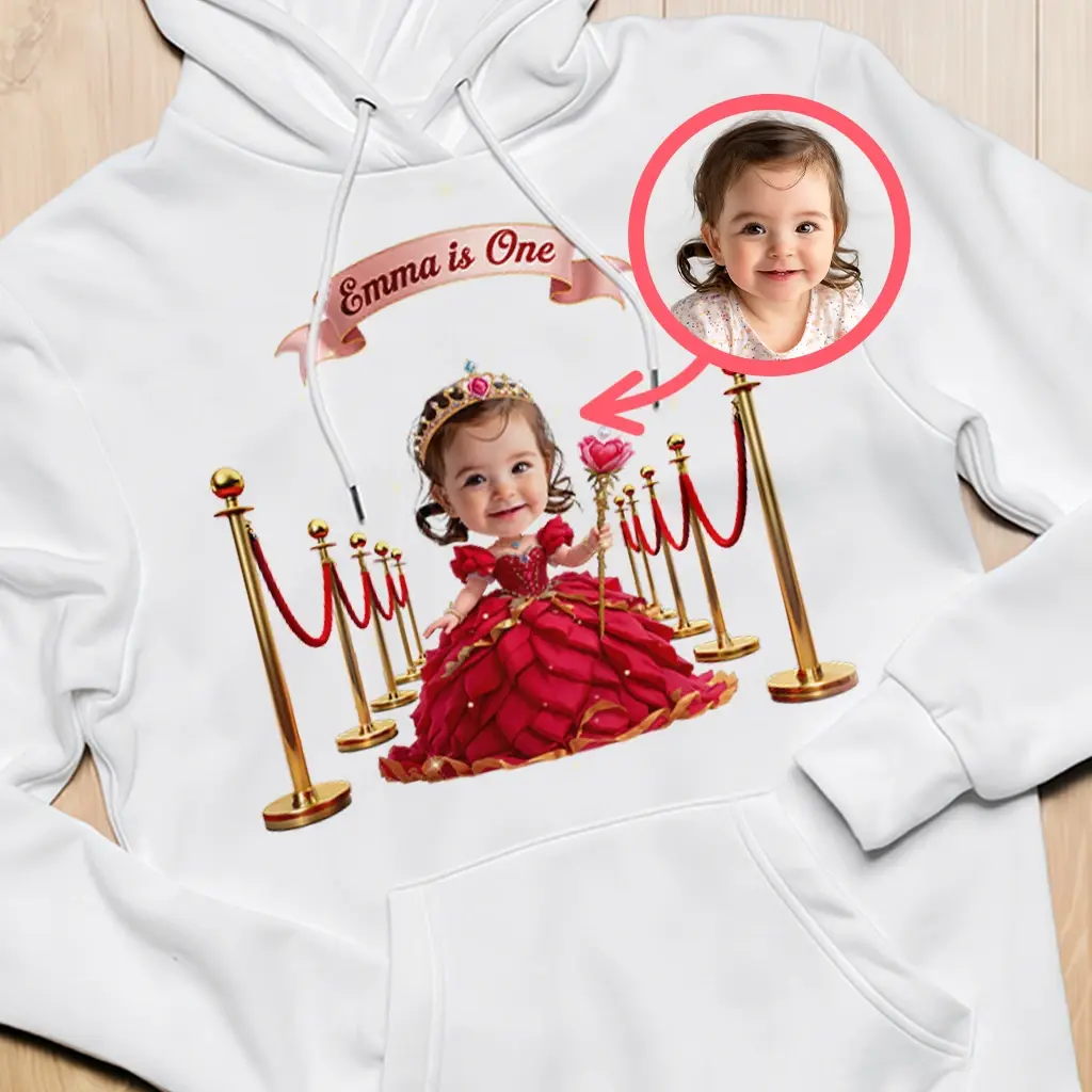 Personalized Rose Hoodie for Kids | Cozy Gift for Little Romantic Hearts | Custom Floral Themed Sweatshirt