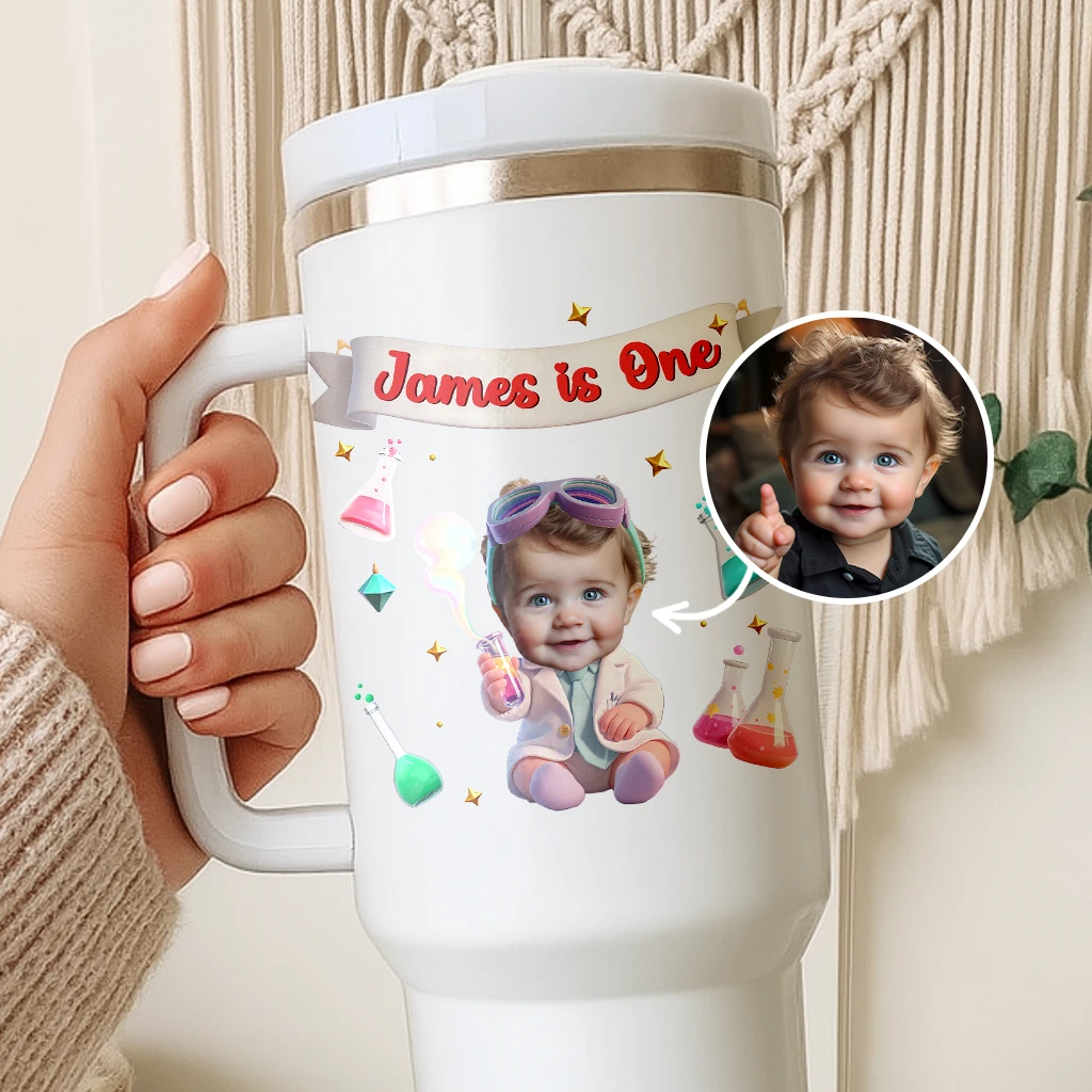 Personalized Scientist Tumbler for Kids | A Discovery Gift for Little Researchers | STEM Exploration Kids’ Drinkware
