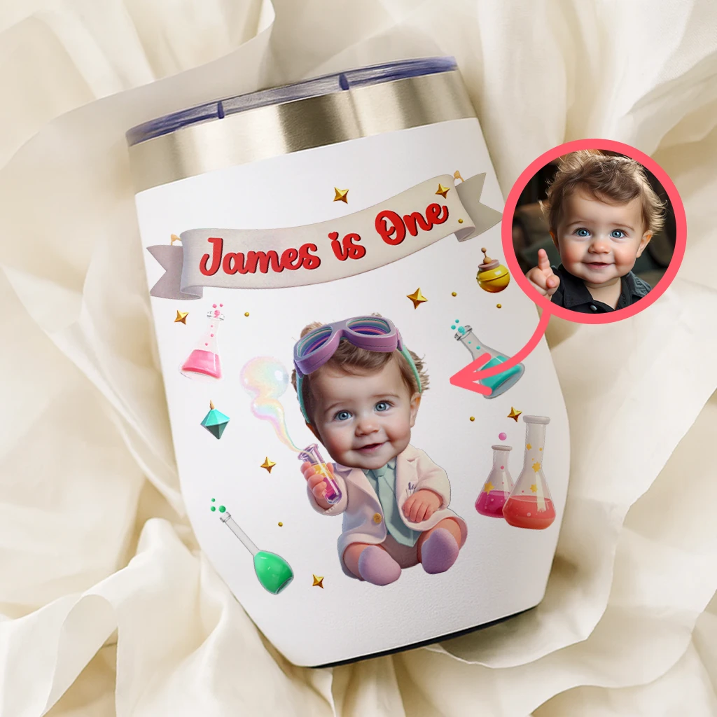 Personalized Scientist Tumbler for Kids | A Fun Hydration Gift for Little Innovators | Custom Cup for School & Trips