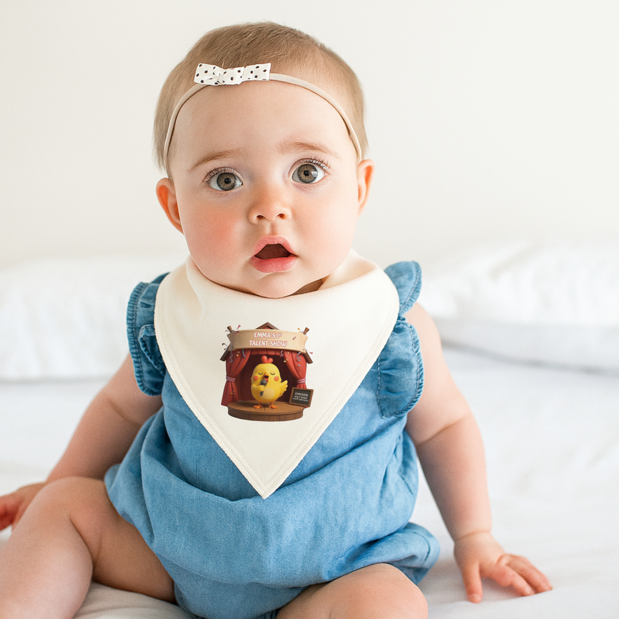 Customized Baby Bib Art