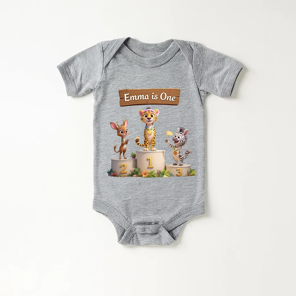 personalized victory podium athletics bodysuit