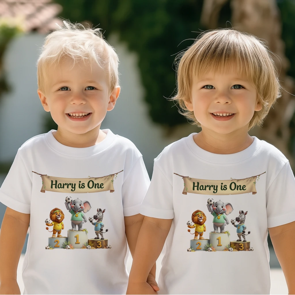 Customized Victory Podium Soccer T-shirt Art – Unique Birthday & Decor room Gifts for Kids