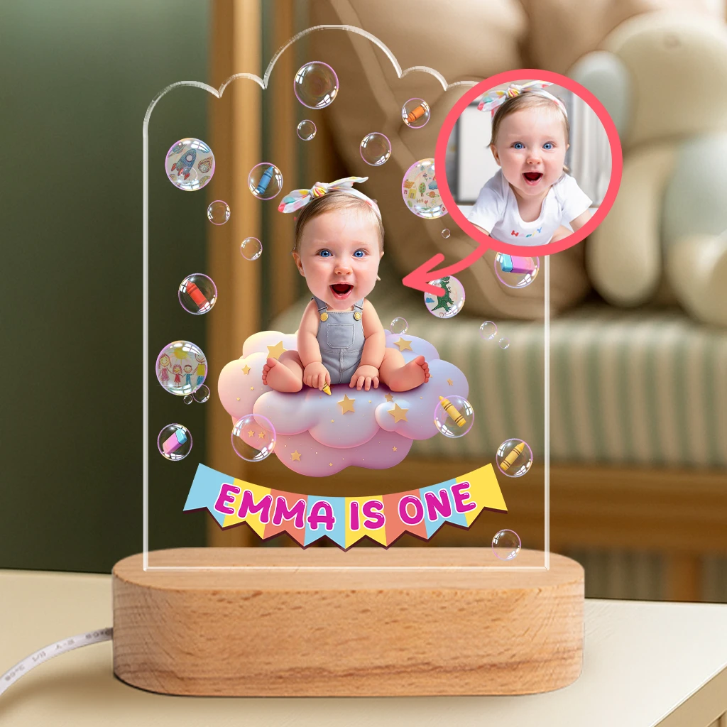 Personalized Artist Nightlight for Kids | A Creative Glow for Little Dreamers | Custom Nursery Decor