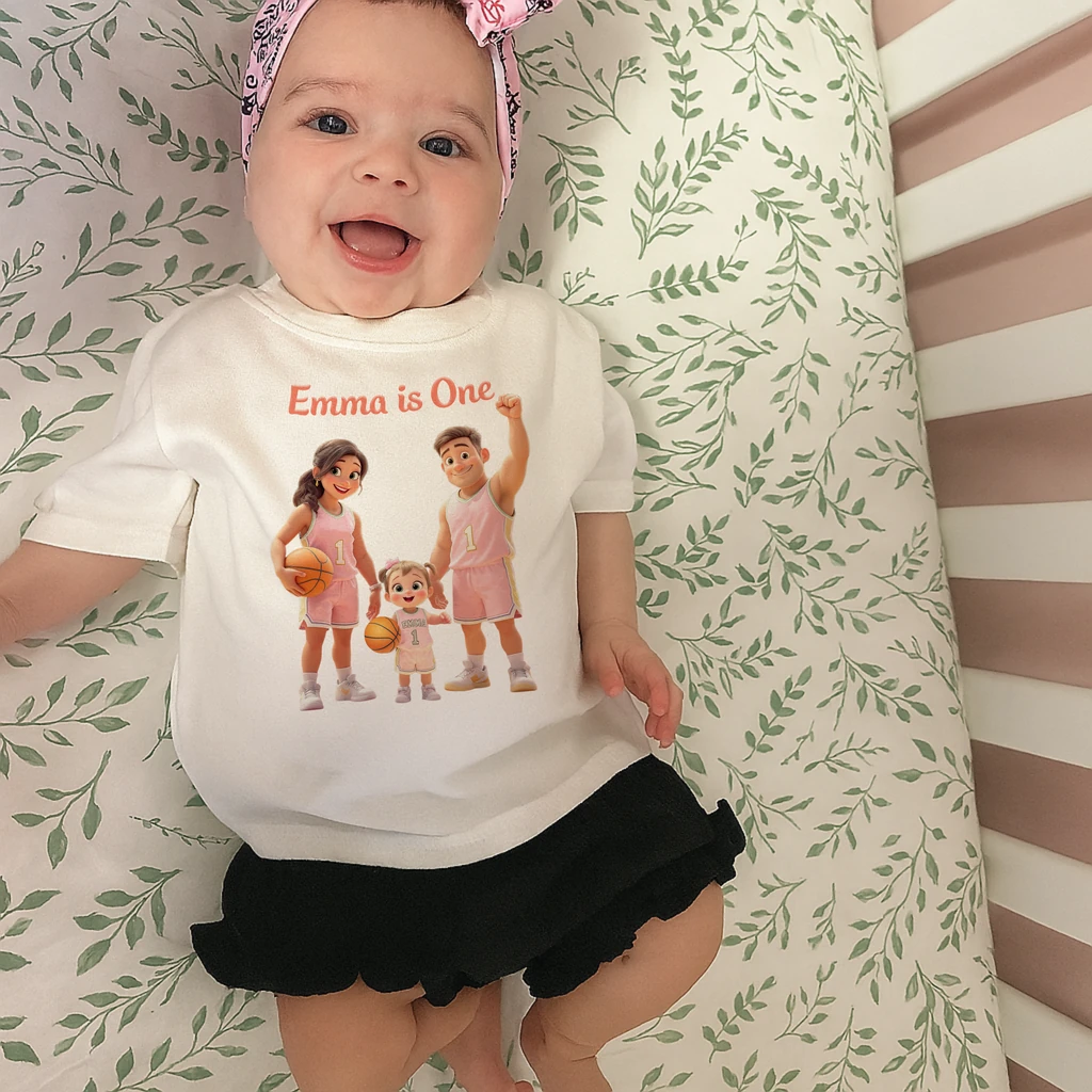 personalized basketball family tshirt art