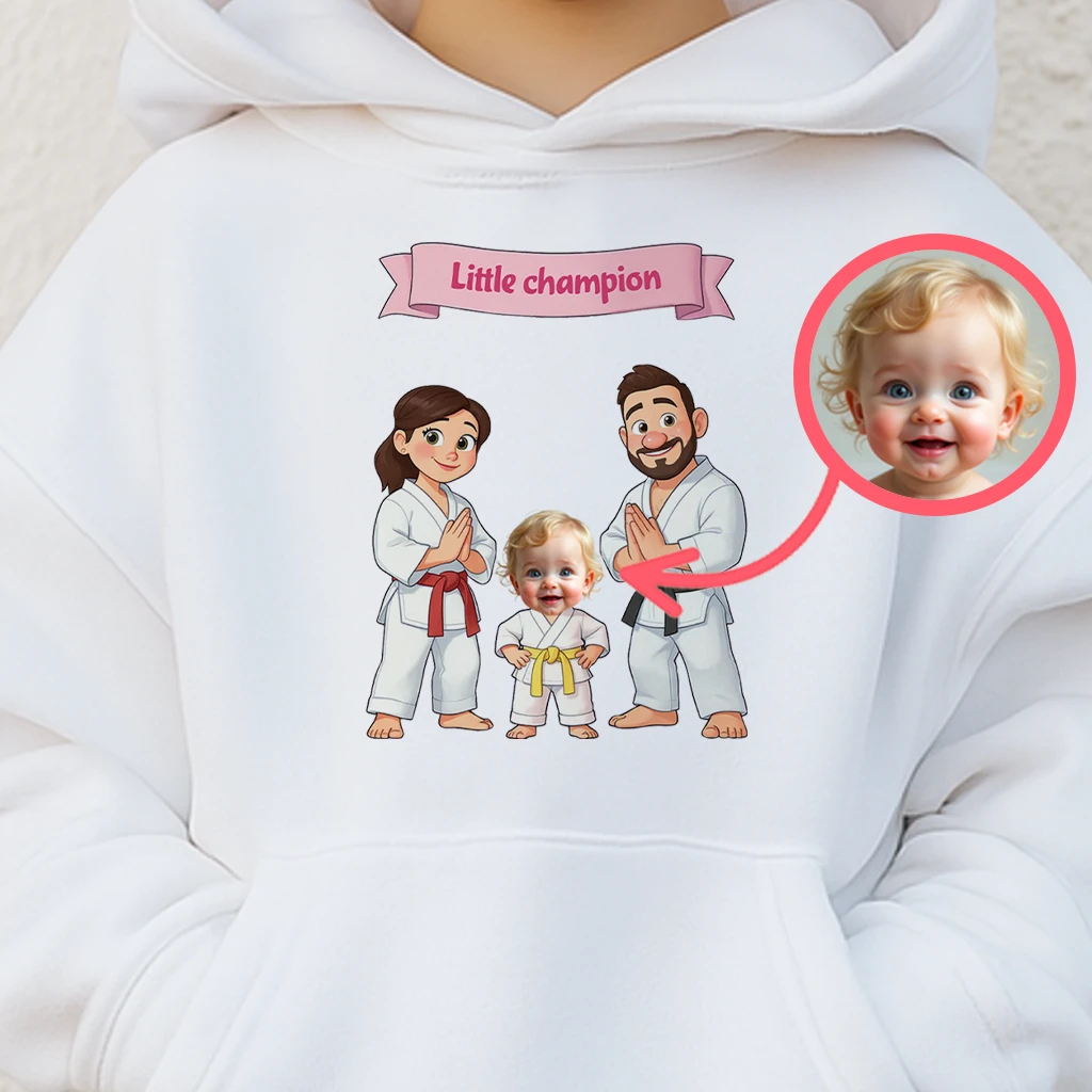 Personalized Family Martial Arts Hoodies Art – Unique Custom Birthday & Decor room Gifts for Kids