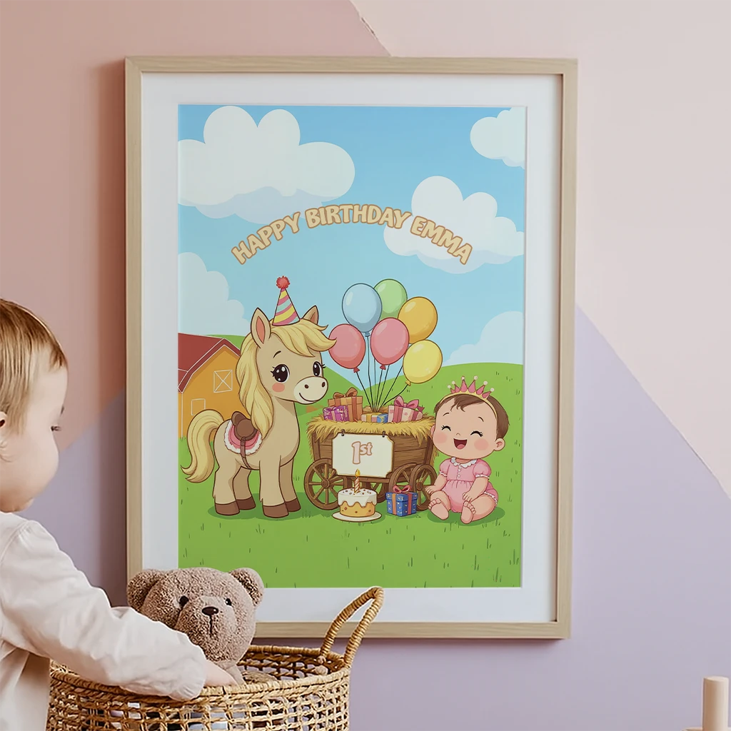 personalized farm friend canvas art