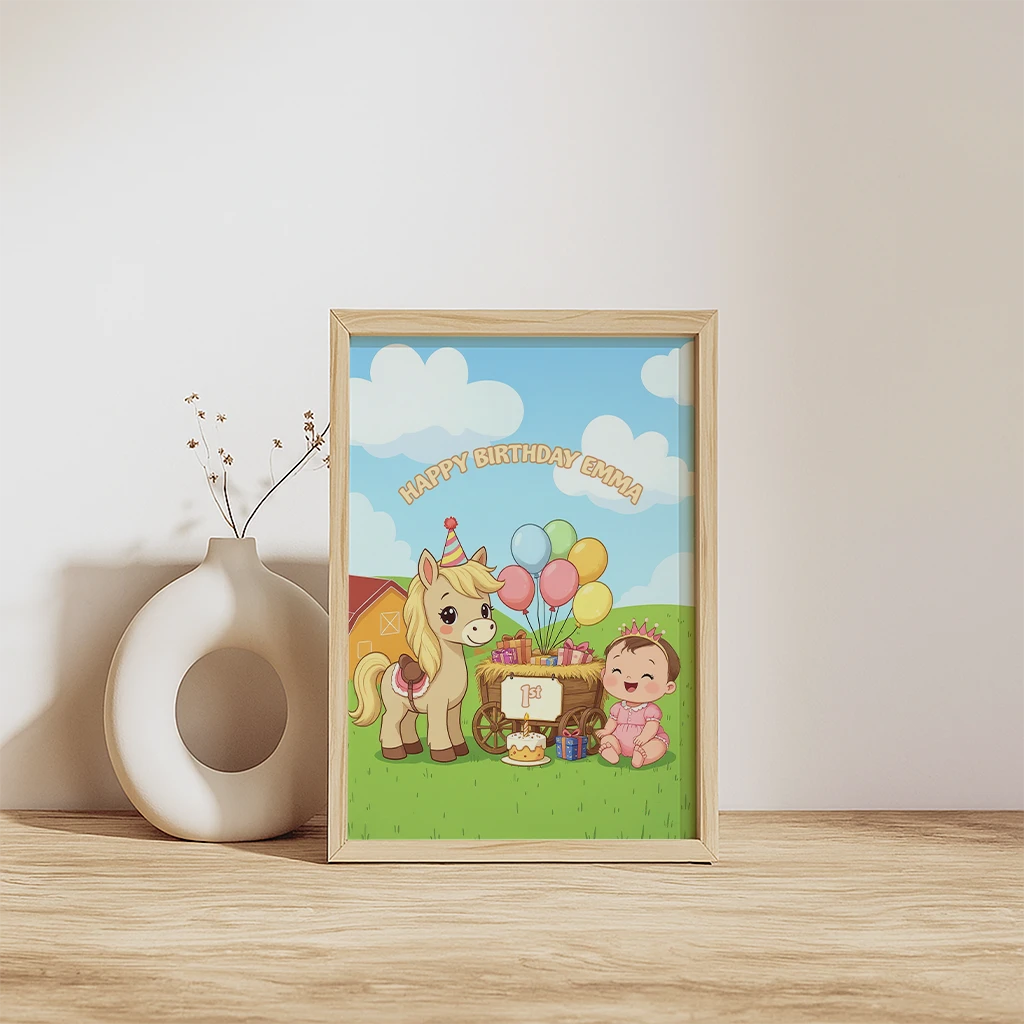 personalized farm friend canvas art