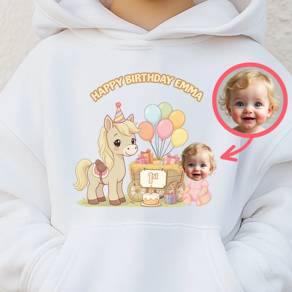 Personalized Farm Friend Hoodie Art – Unique Custom Birthday & Decor room Gifts for Kids