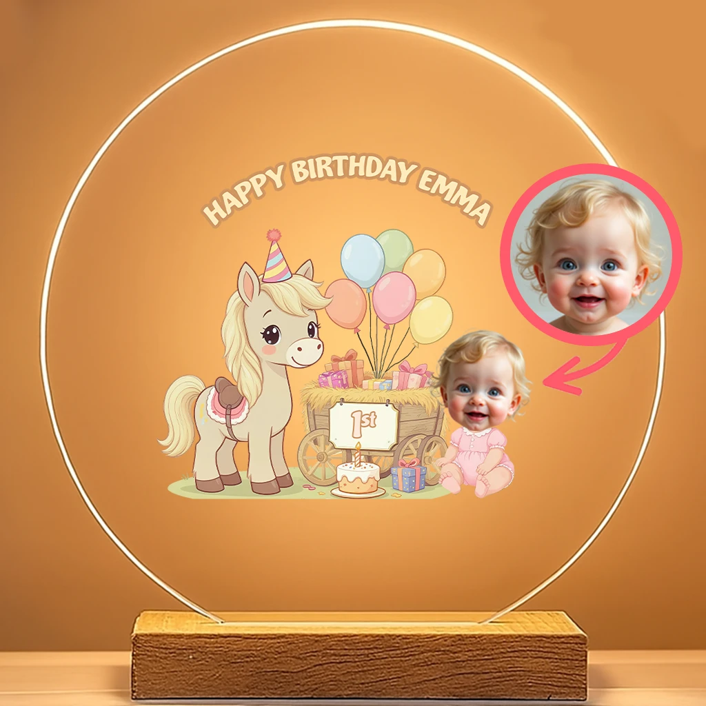 Personalized Farm Friend Nightlight for Kids – A Loving Light for Your Little Sunshine – Custom Farm Night Light