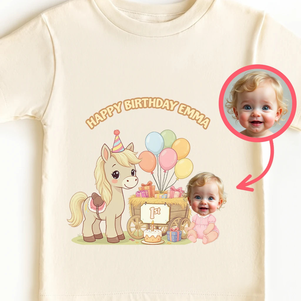 Customized Farm Friend T-shirt Art – Unique Personalized Birthday & Newborn Gifts