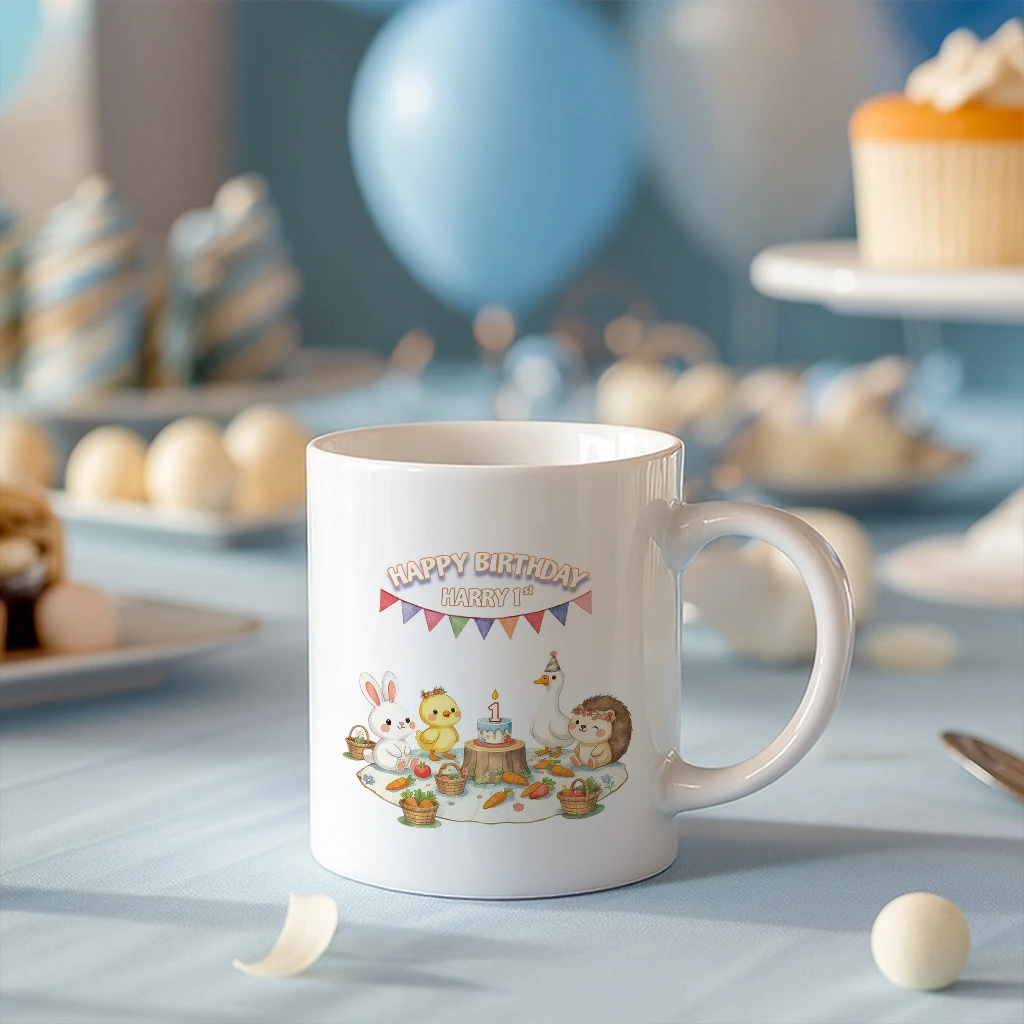 personalized farm picnic mug art