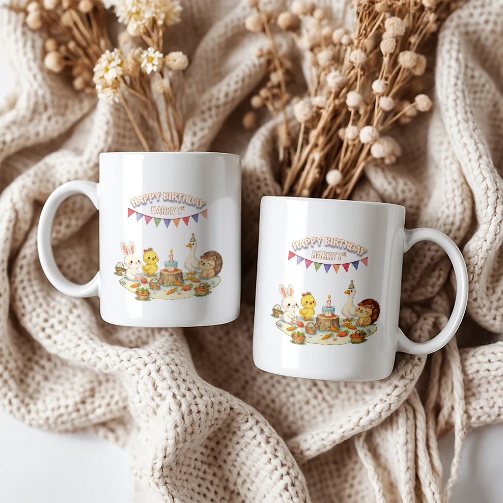 personalized farm picnic mug art