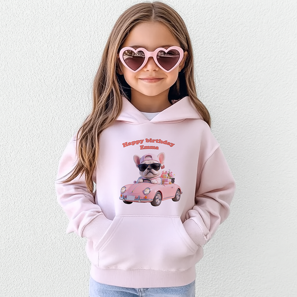 personalized french bulldog hoodie art