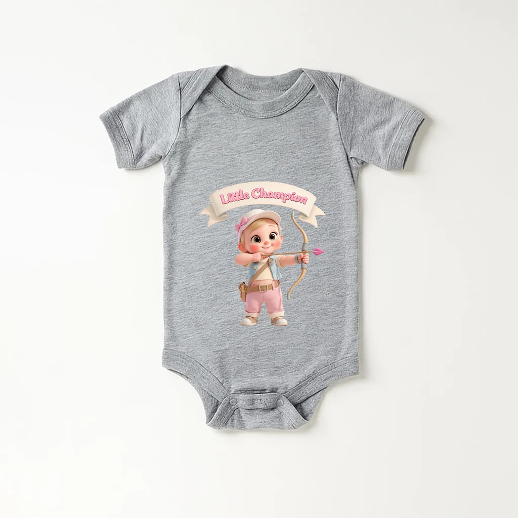 personalized kids archery bodysuit art