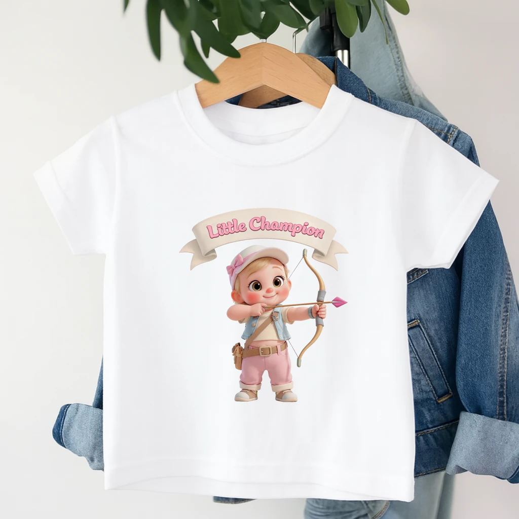 personalized kids archery tshirt art