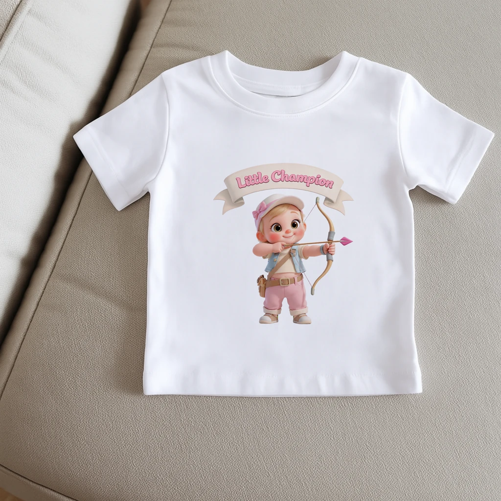 Personalized Confident Archery Kids T-shirt