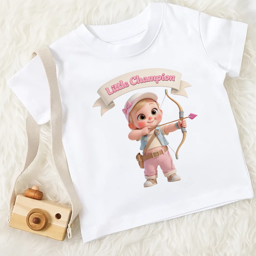 personalized kids archery tshirt art