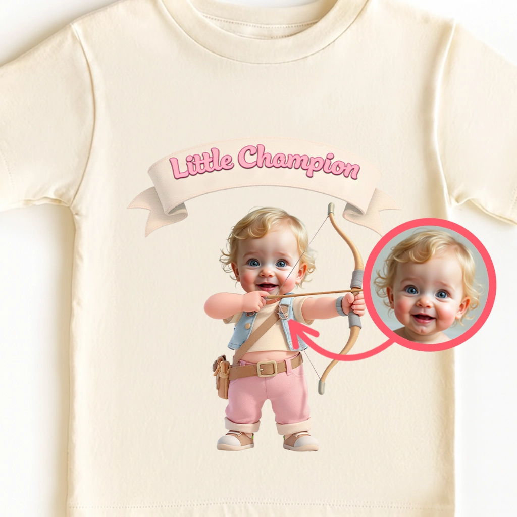 Personalized Confident Archery Kids T-shirt – Custom Name Birthday Gift Shirt