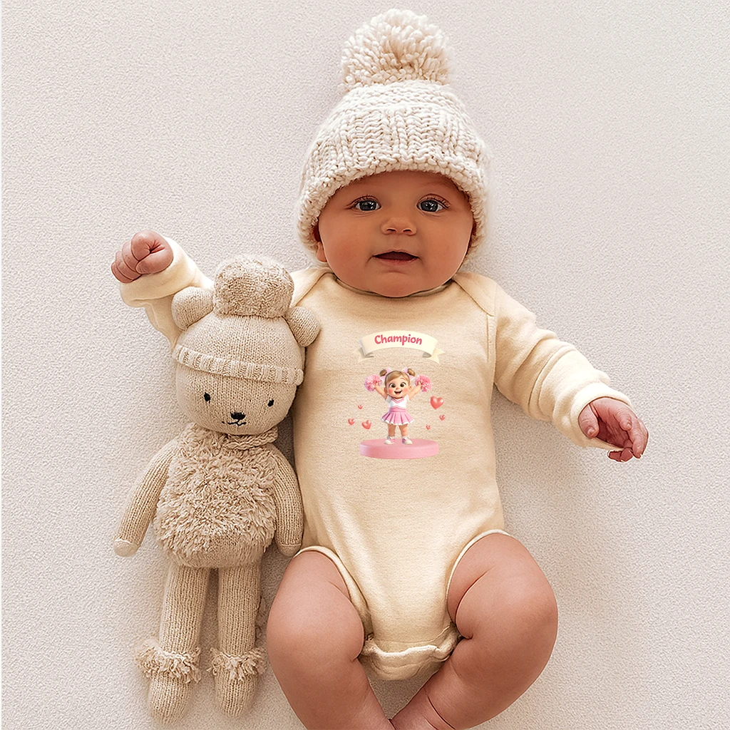 personalized kids cheerleading bodysuit art