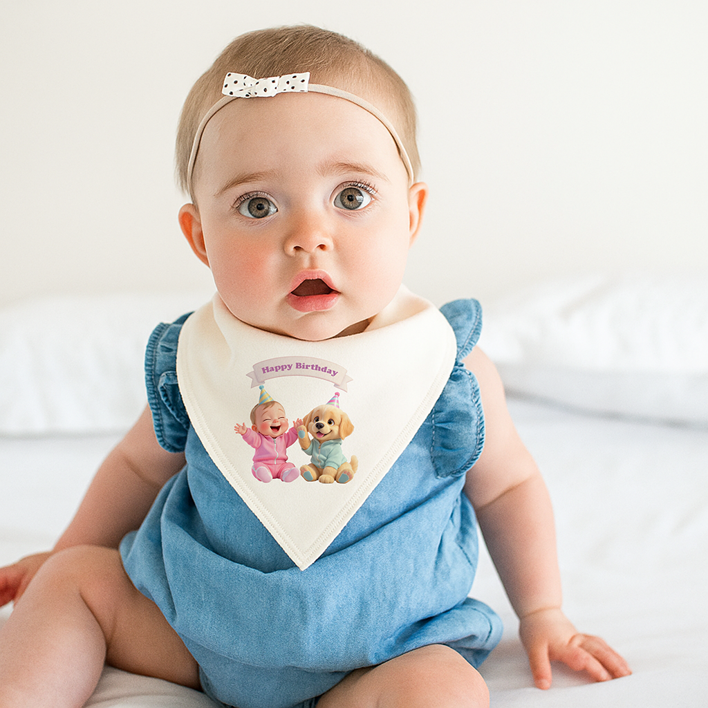 personalized labrador retriever baby bib art