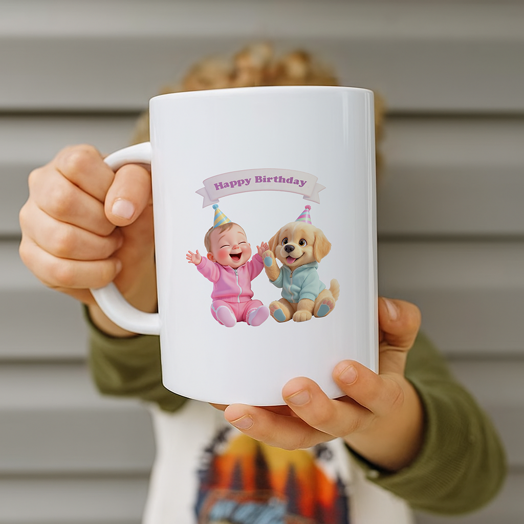 personalized labrador retriever mug art