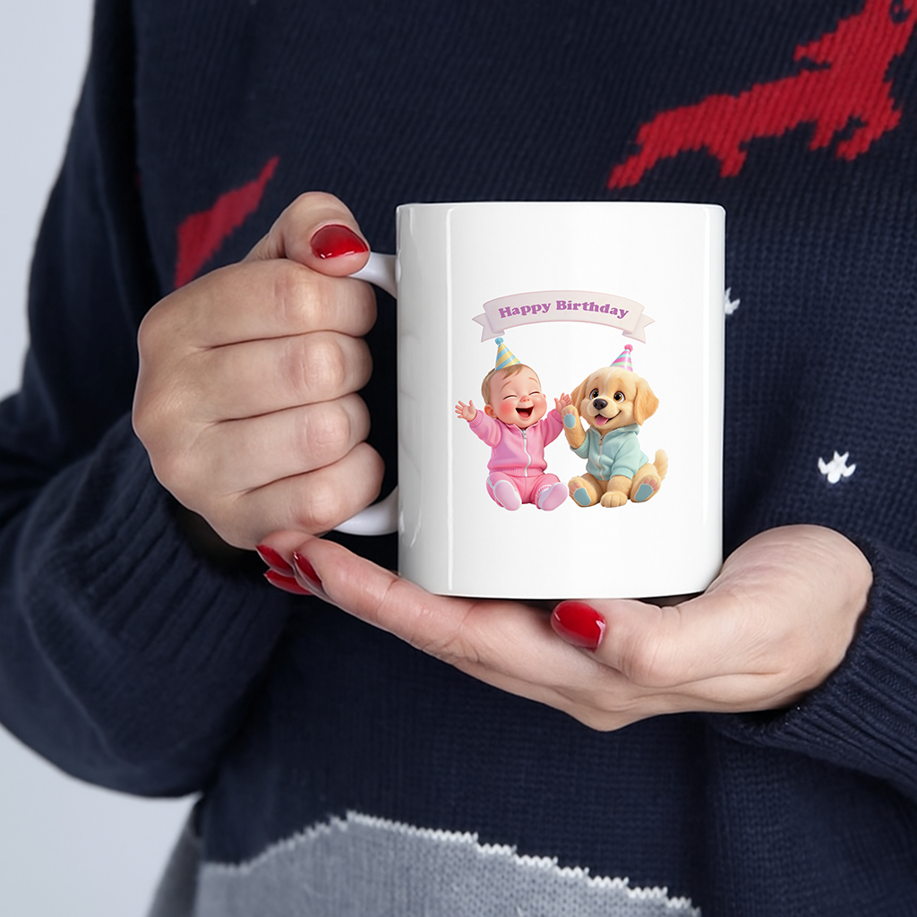 personalized labrador retriever mug art