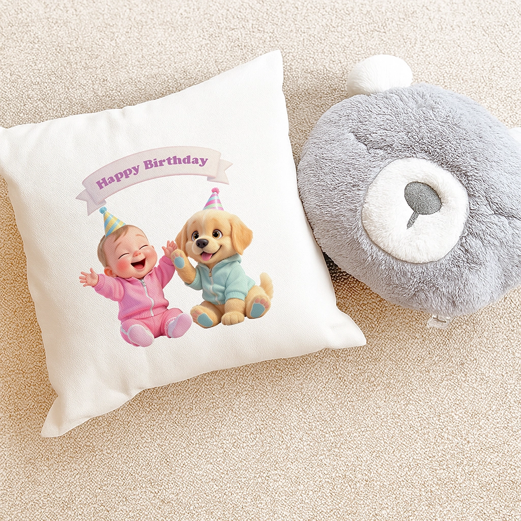personalized labrador retriever pillow art