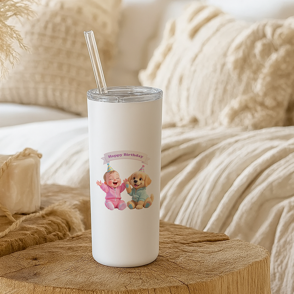 personalized labrador retriever tumbler art