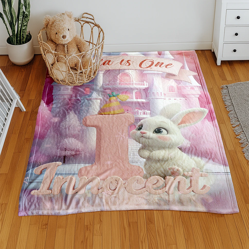 Personalized Letter I Blanket