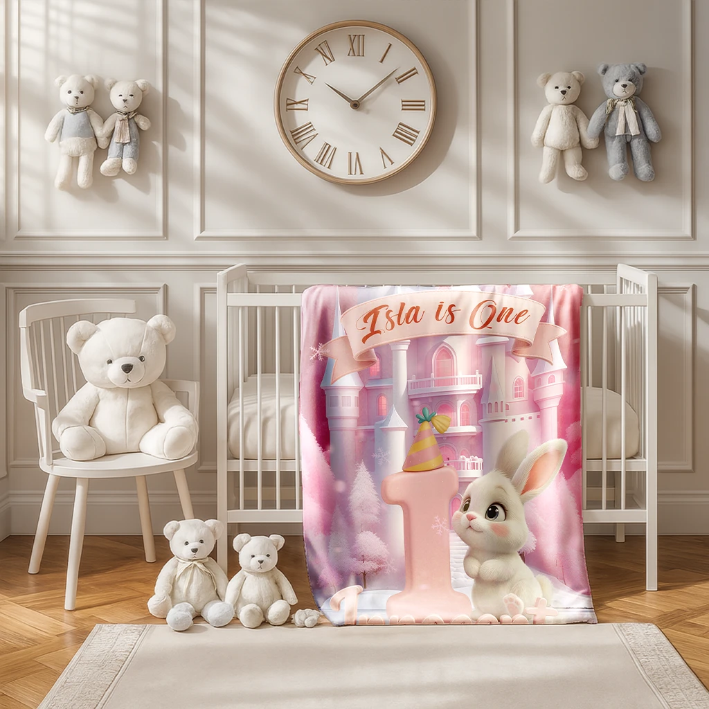 Personalized Letter I Blanket for Kids | An Inspiring Gift for an Innocent Dreamer | Unique Keepsake Blanket