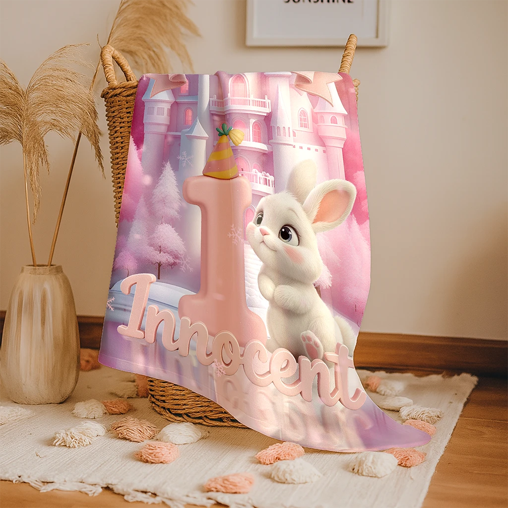 Personalized Letter I Blanket