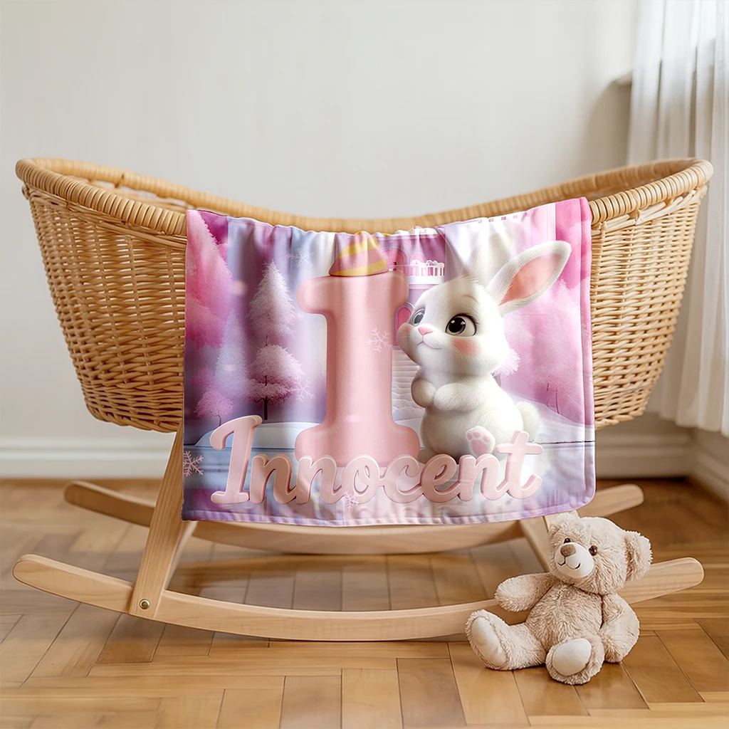 Personalized Letter I Blanket