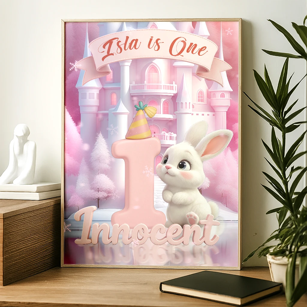 Personalized Letter I Canvas for Kids | The Perfect Baby Shower Gift | Custom Nursery Keepsake