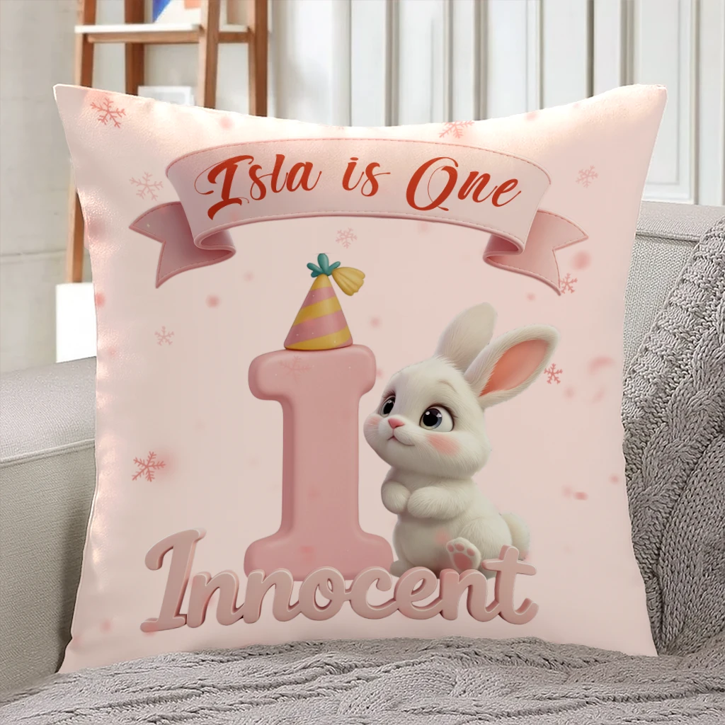 Personalized Letter I Pillow for Kids | An Imaginative & Cuddly Gift for Kids | Custom Initial Throw Pillow