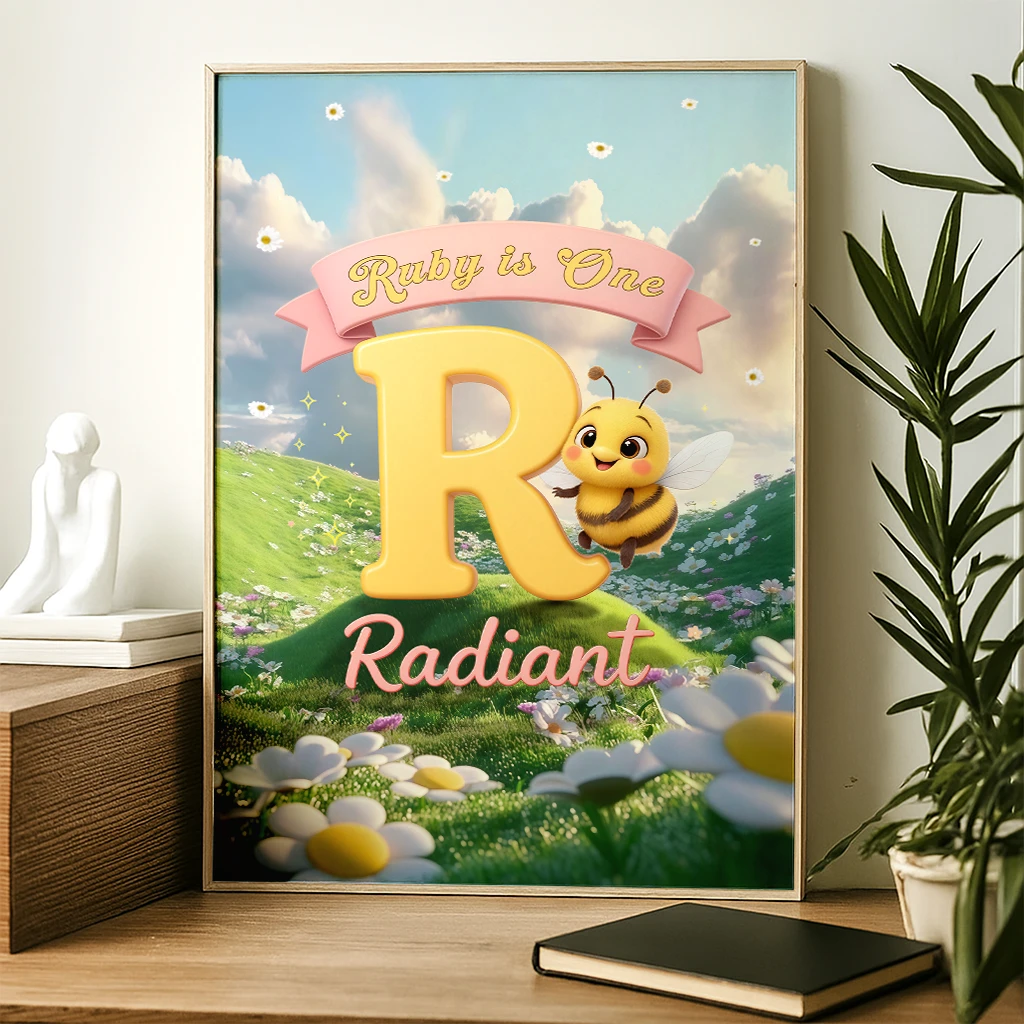 Personalized Letter R Canvas