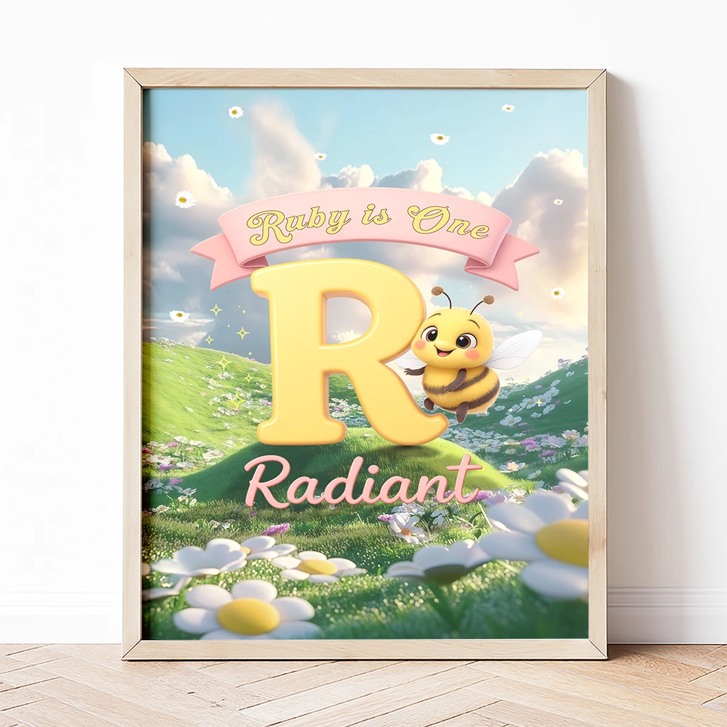 Personalized Letter R Canvas