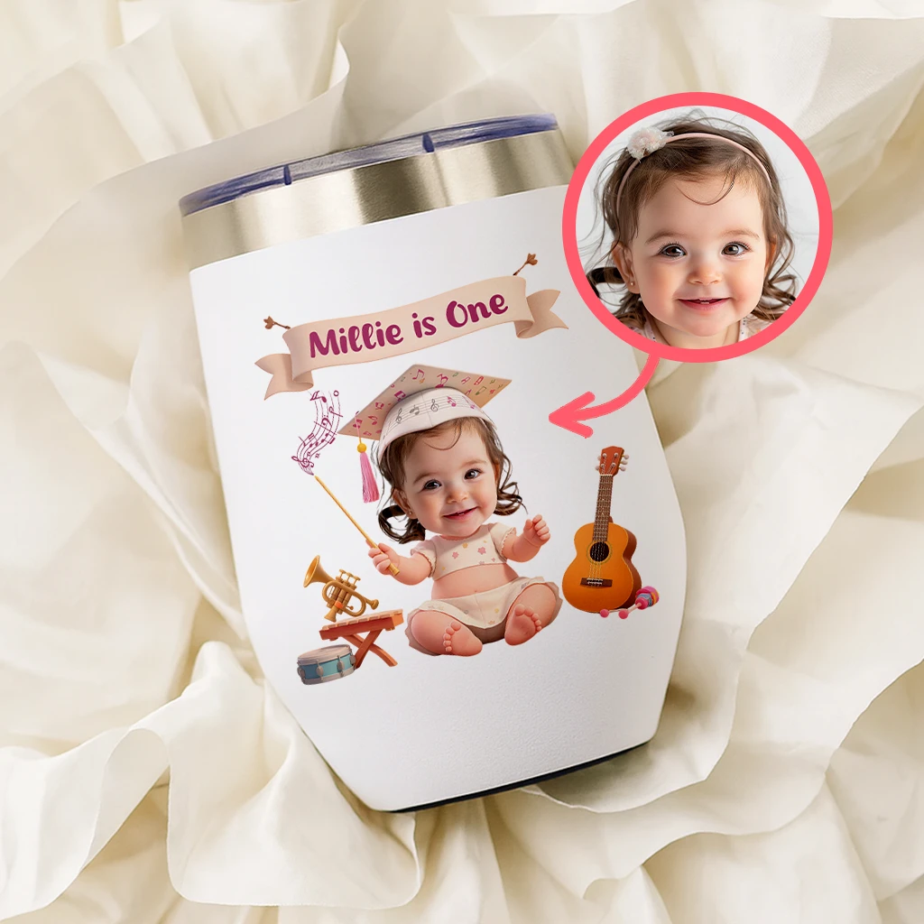 Personalized Musician Tumbler for Kids | A “Rockstar” Gift for a Little Maestro | On-the-Go Drinkware