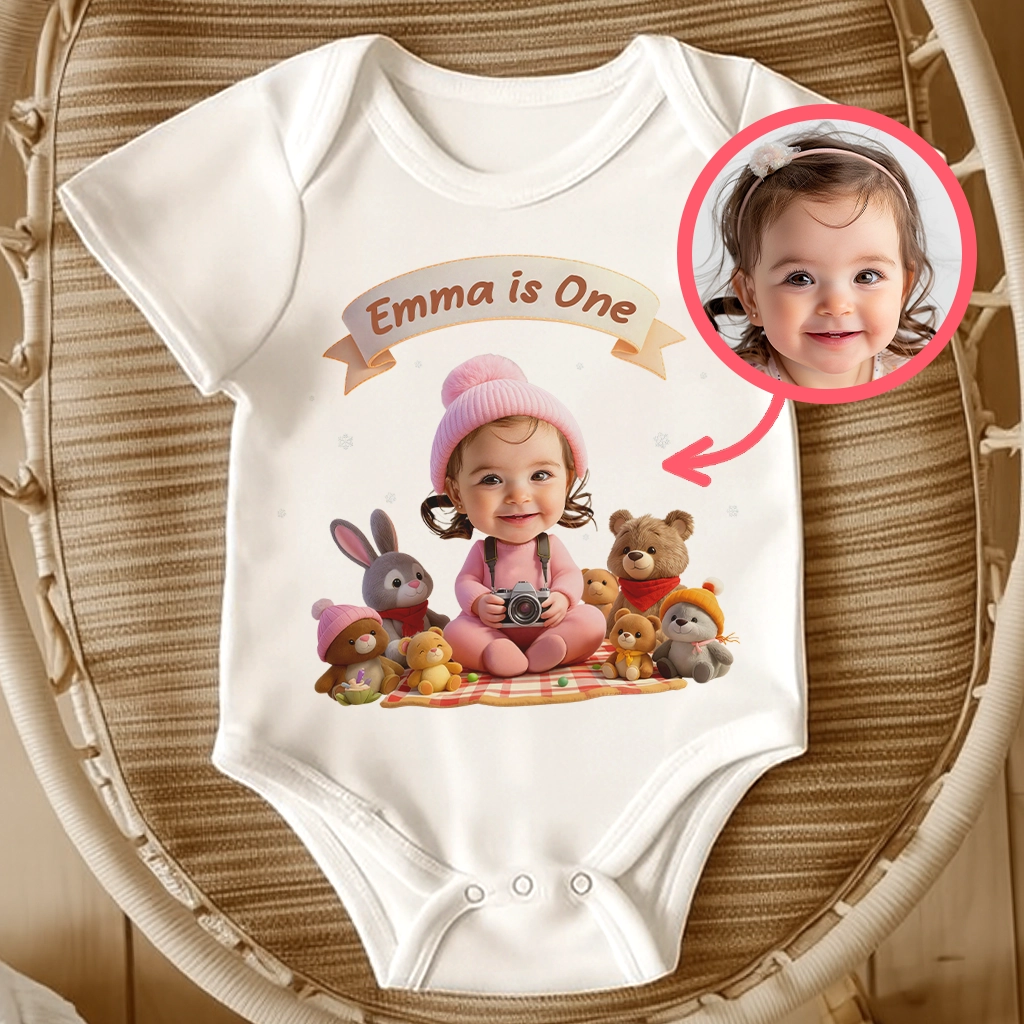 Personalized Photographer Baby Onesie | Gift for a Little Creator | Custom Art Themed Outfit