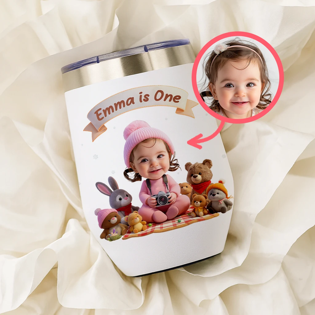 Personalized Photographer Tumbler for Kids | A Creative Gift for Little Visual Storytellers | Picture-Perfect Kids’ Drinkware